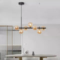 Modern elegance - Long chandeliers - Ambient lighting - Sophisticated design