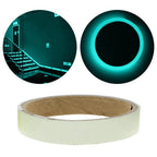 Bright fluorescent night adhesive tape