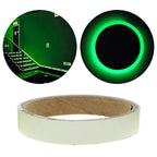 Bright fluorescent night adhesive tape