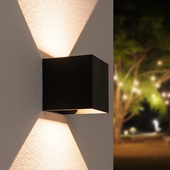 LuxeLumen Waterproof Wall Lamp | Adjustable beam angle for optimal lighting