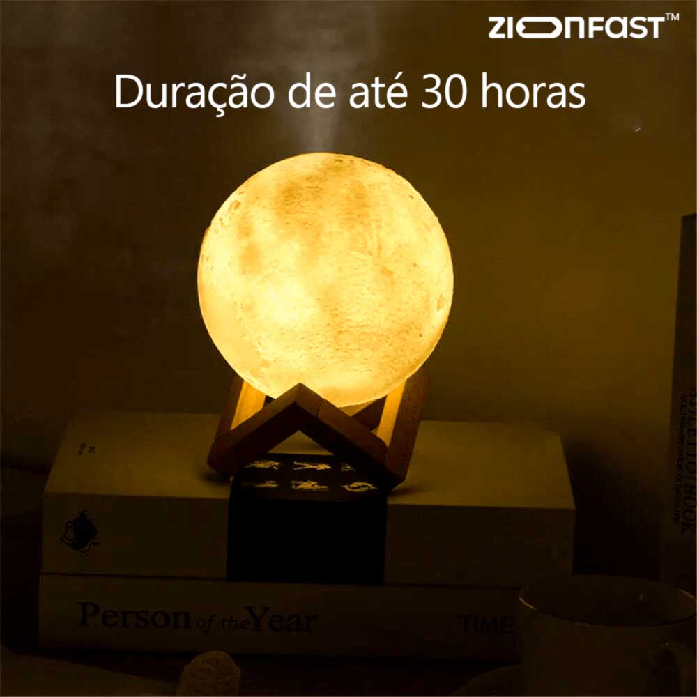 Humidifier and 3D Moon Lamp - Zion™