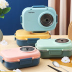 LUNCHMATE – Stainless Steel Lunch Box with 3 Compartments for Fresh & Organized Meals