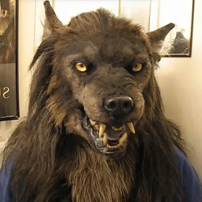 Realistic Werewolf Mask for Halloween and Cosplay, Silicone Design