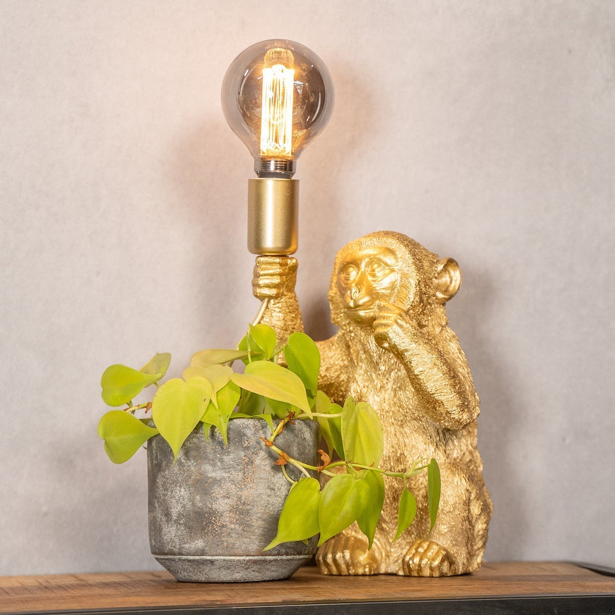 Luxe GoldenChimp Table Lamp