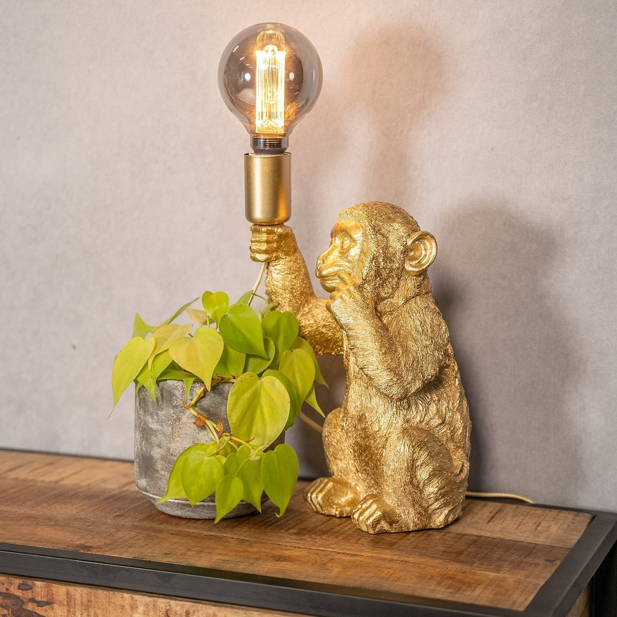 Luxe GoldenChimp Table Lamp