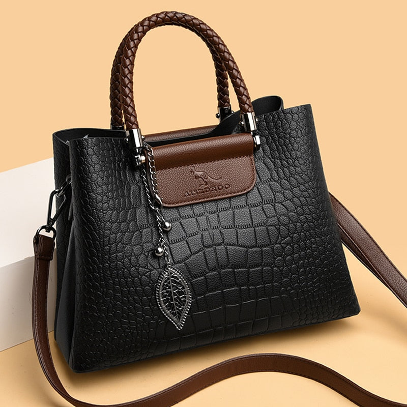Luxe Leather Women's Handbag - Amara