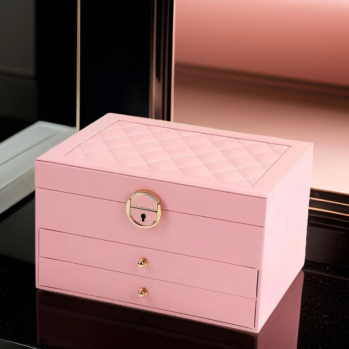 Luxe Multi-Layer Jewellery Box - EleganceBox