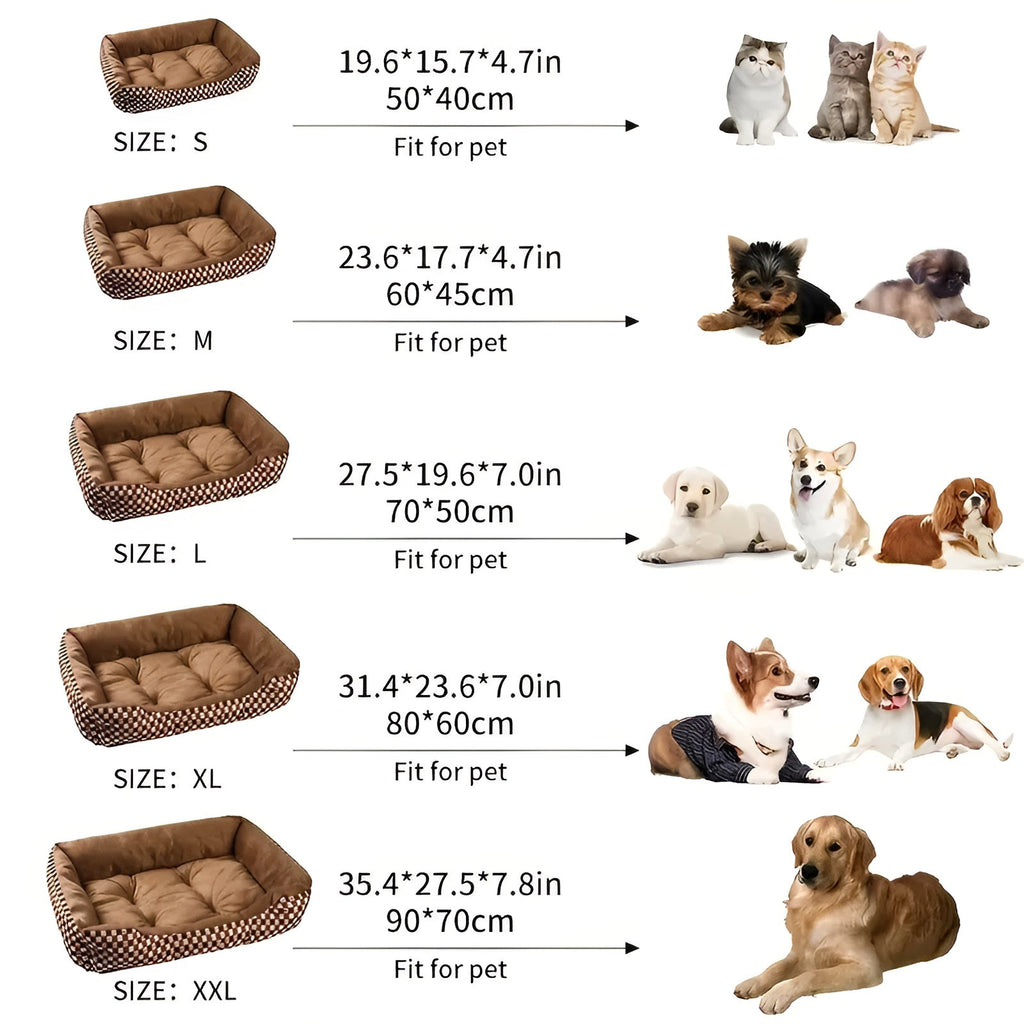 Luxe Orthopedic Plush Pet Bed - PlushNest