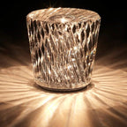 Luxe Rechargeable Diamond Crystal Table Lamp - Lumière Diamond