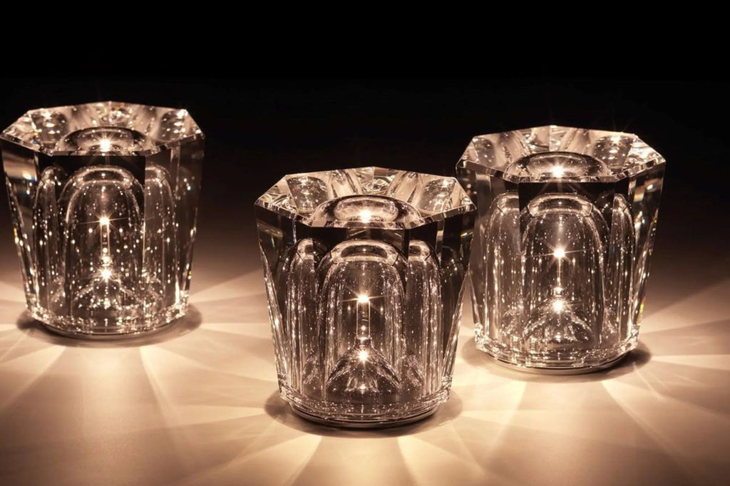Luxe Rechargeable Diamond Crystal Table Lamp - Lumière Diamond