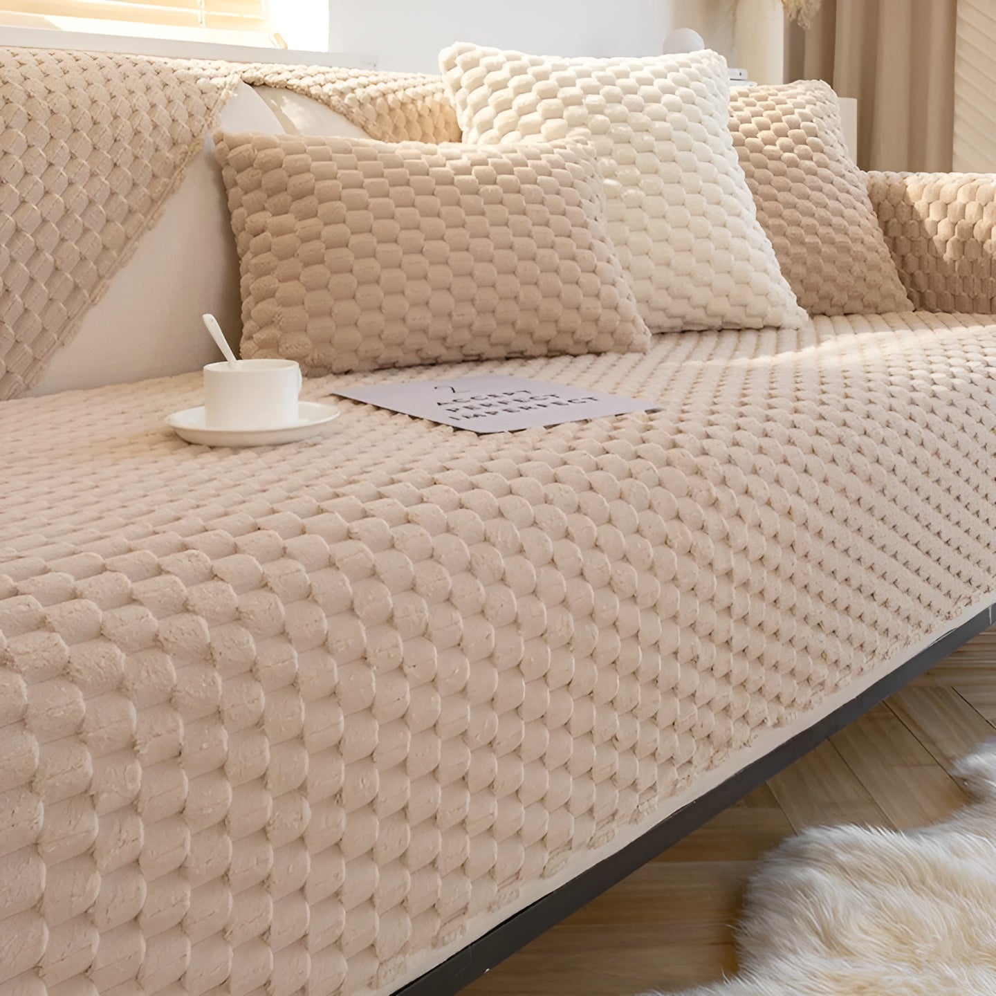 Luxe Velvet Sofa Cover - VeluLuxe