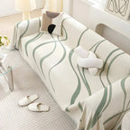 LuxeCasa Reversible Chenille/Cotton Sofa Cover
