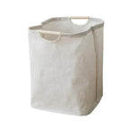 LuxeFold Hamper – Elegant Cotton-Linen Laundry Organizer