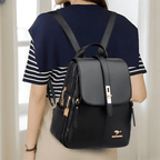 LUXEMATE – Stylish Women’s Backpack with Elegant Multi-Compartment Design