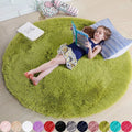 Velvéri Luxe FluffyMat Rug | Ultra-soft round plush rug for cozy home and bedroom décor