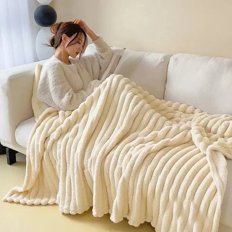 LuxuraWrap Soft Plush Maxi Blanket