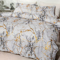 Marble Print Luxury Duvet Cover Set