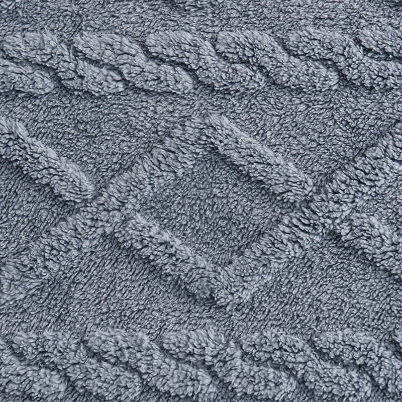 Velvet Fitted Bed Sheet Set with Elastic