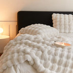 Plush Faux Fur Throw Blanket