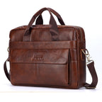 Luxury Stylish Leather Laptop Bag - Victor