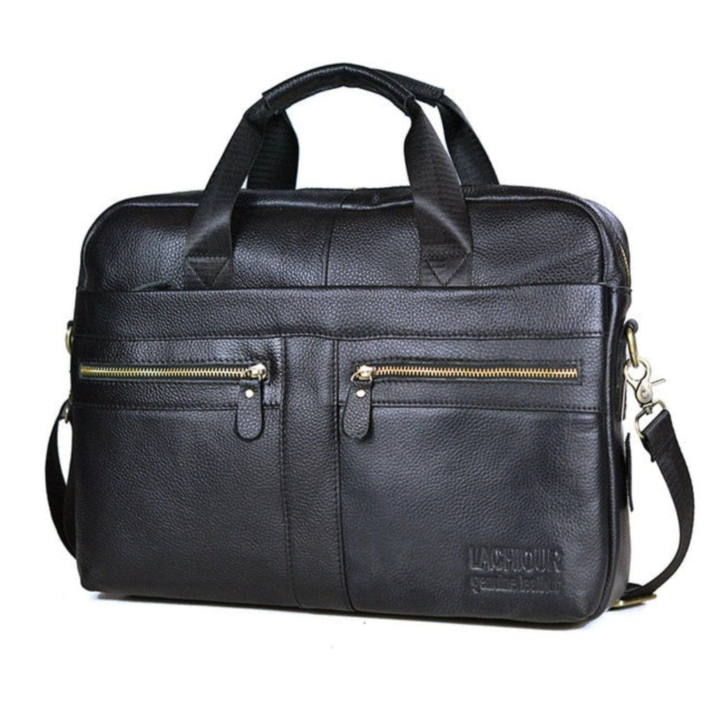 Luxury Stylish Leather Laptop Bag - Victor