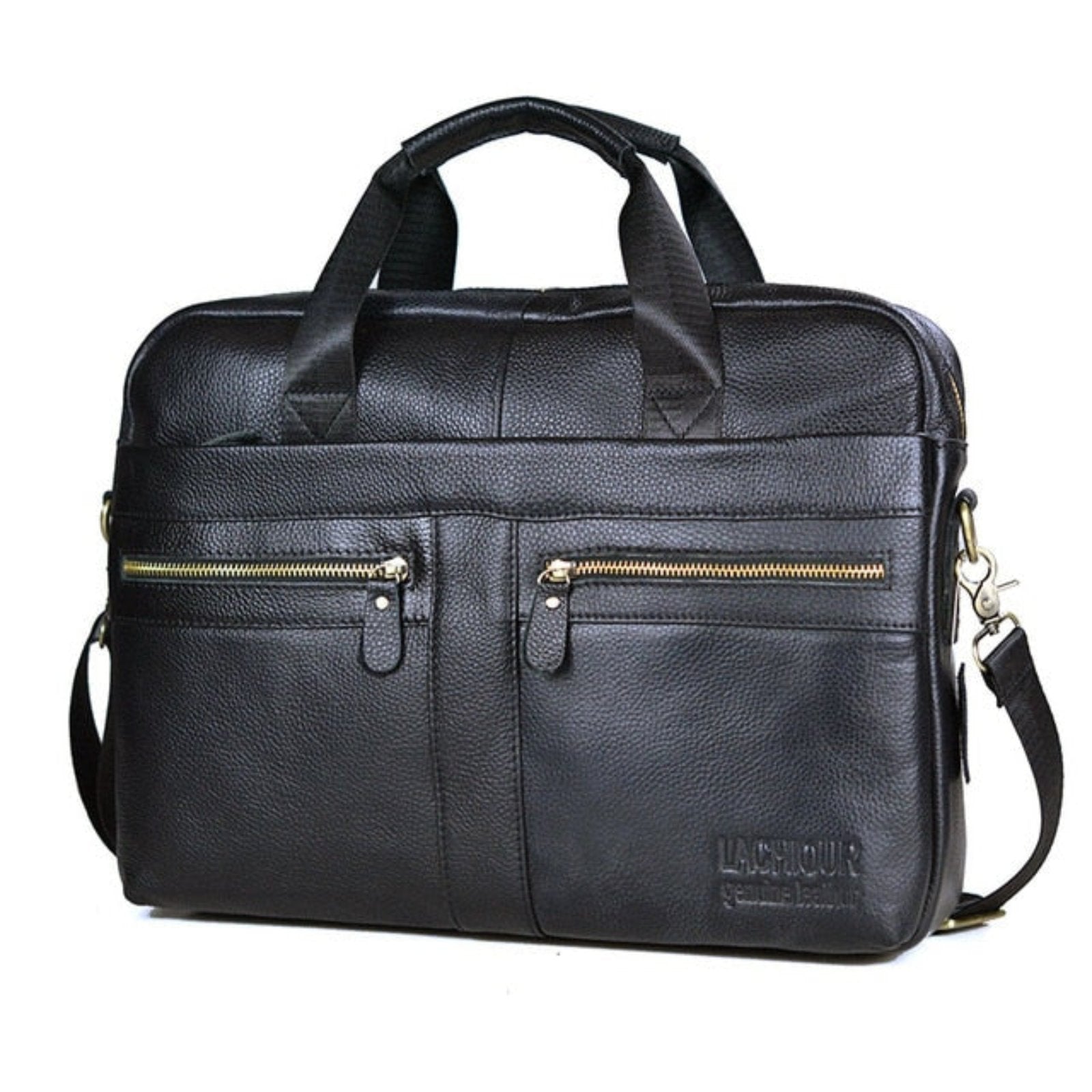 Luxury Stylish Leather Laptop Bag - Victor