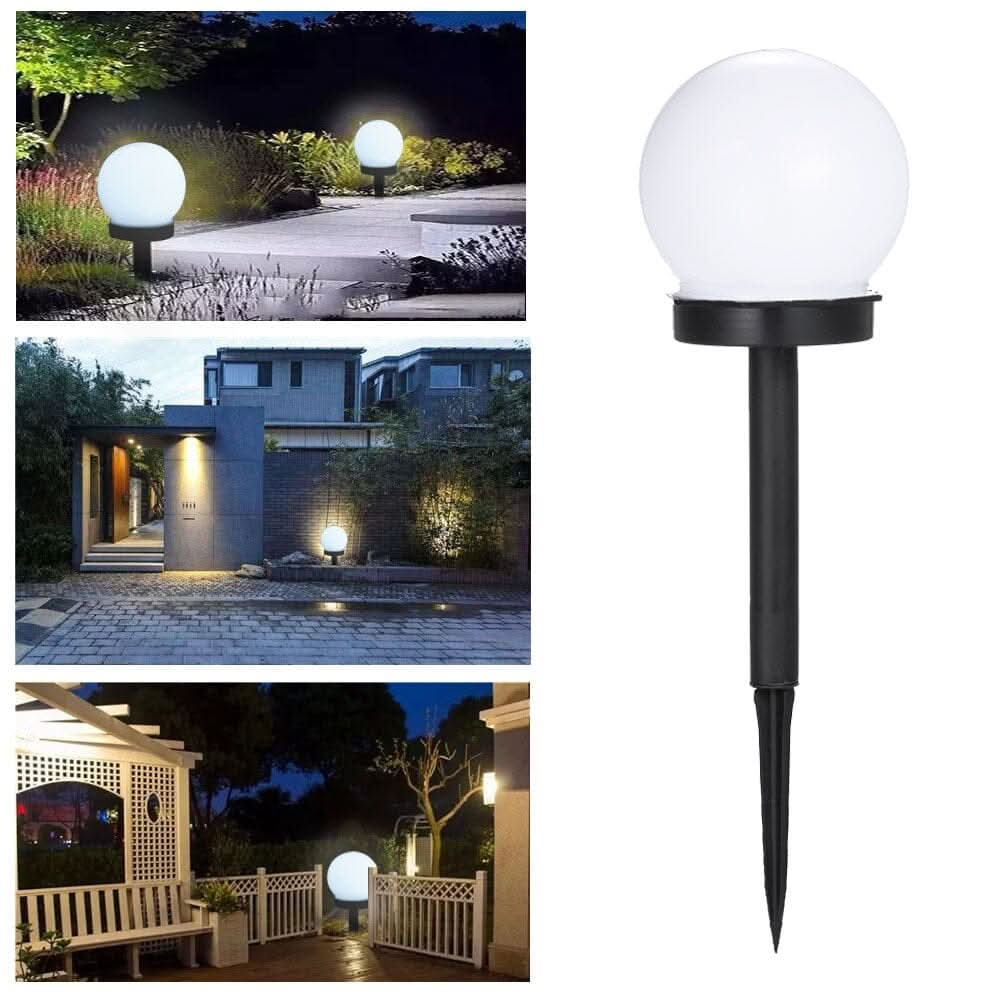 Energy-efficient and stylish garden lighting with automatic light control
