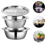 Master Chop - Stylish 3-in-1 Cutting Drawer made of stainless steel