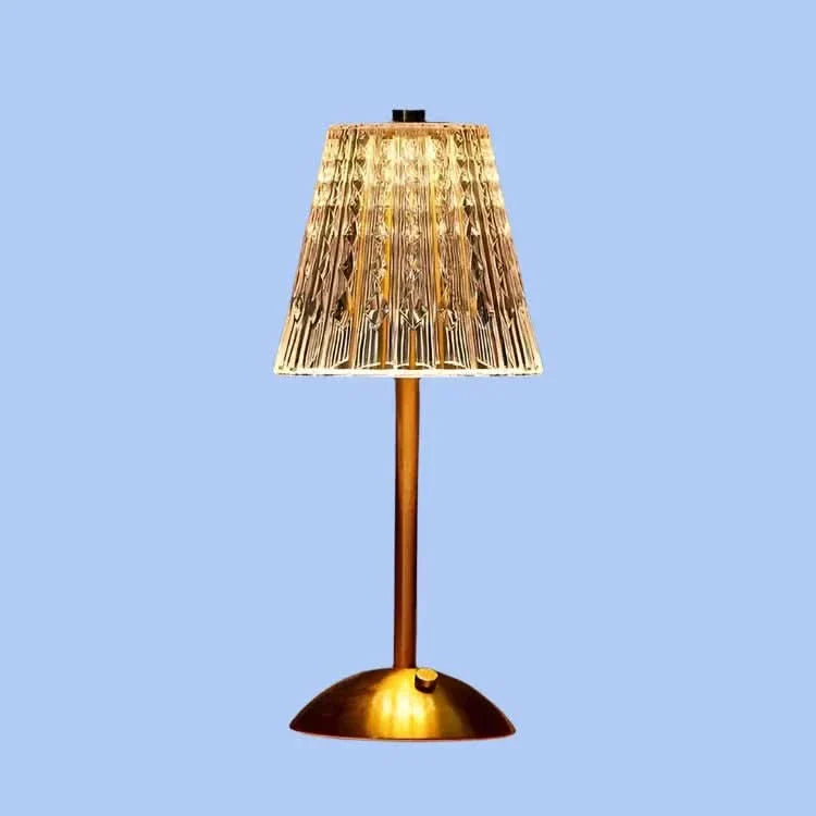 Crystal Rechargeable LED Cordless Table Lamp