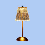 Crystal Rechargeable LED Cordless Table Lamp