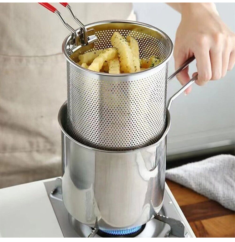 CookPro - Compact Fryer Set with Oil Saving Button
