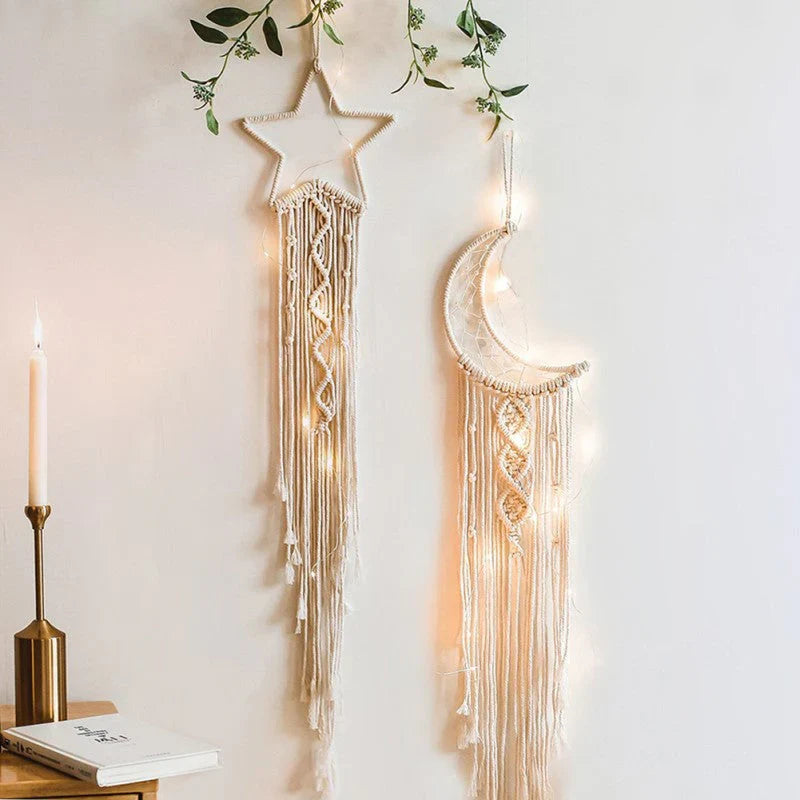Cathy I Dreamcatcher for Women – Macrame Decoration with Lights