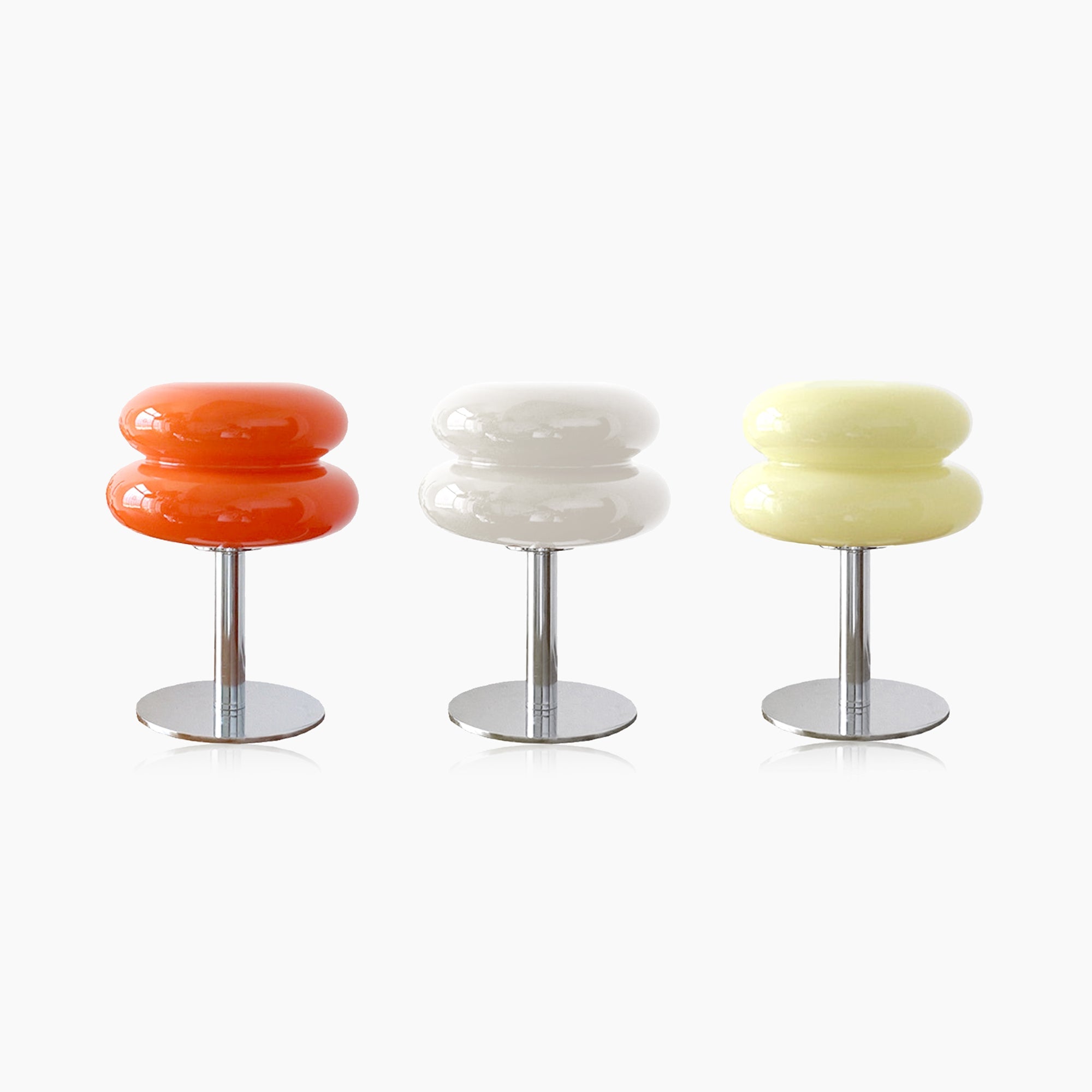 Macaron Glass Retro-Modern Dimming Lamp