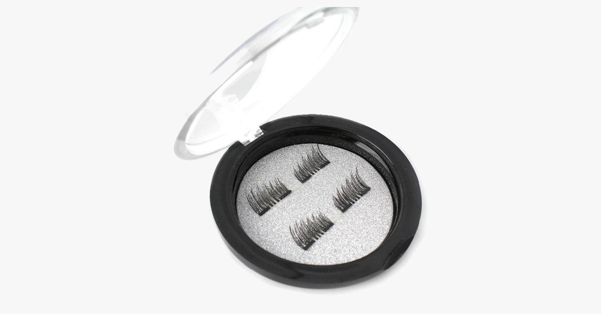 3D Reusable Magnetic Eyelashes – Make Your Eyelashes Spectacular (2 Pack)