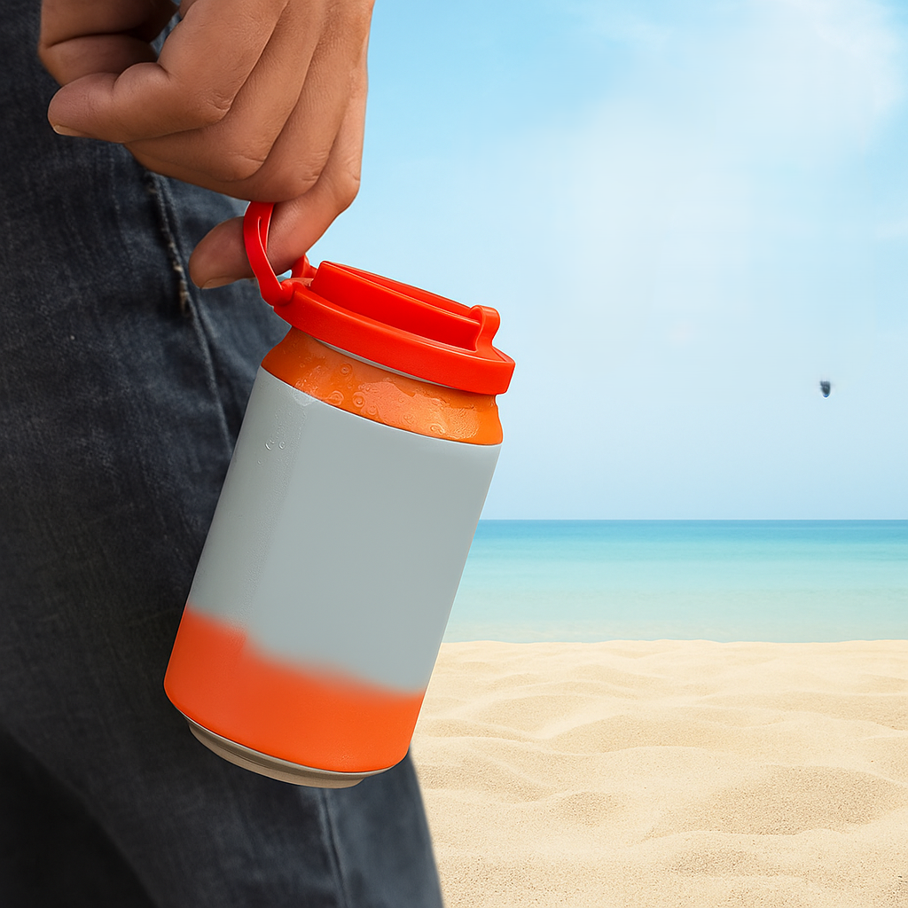 No-Split Travel Reusable Soda Can Lid Cover