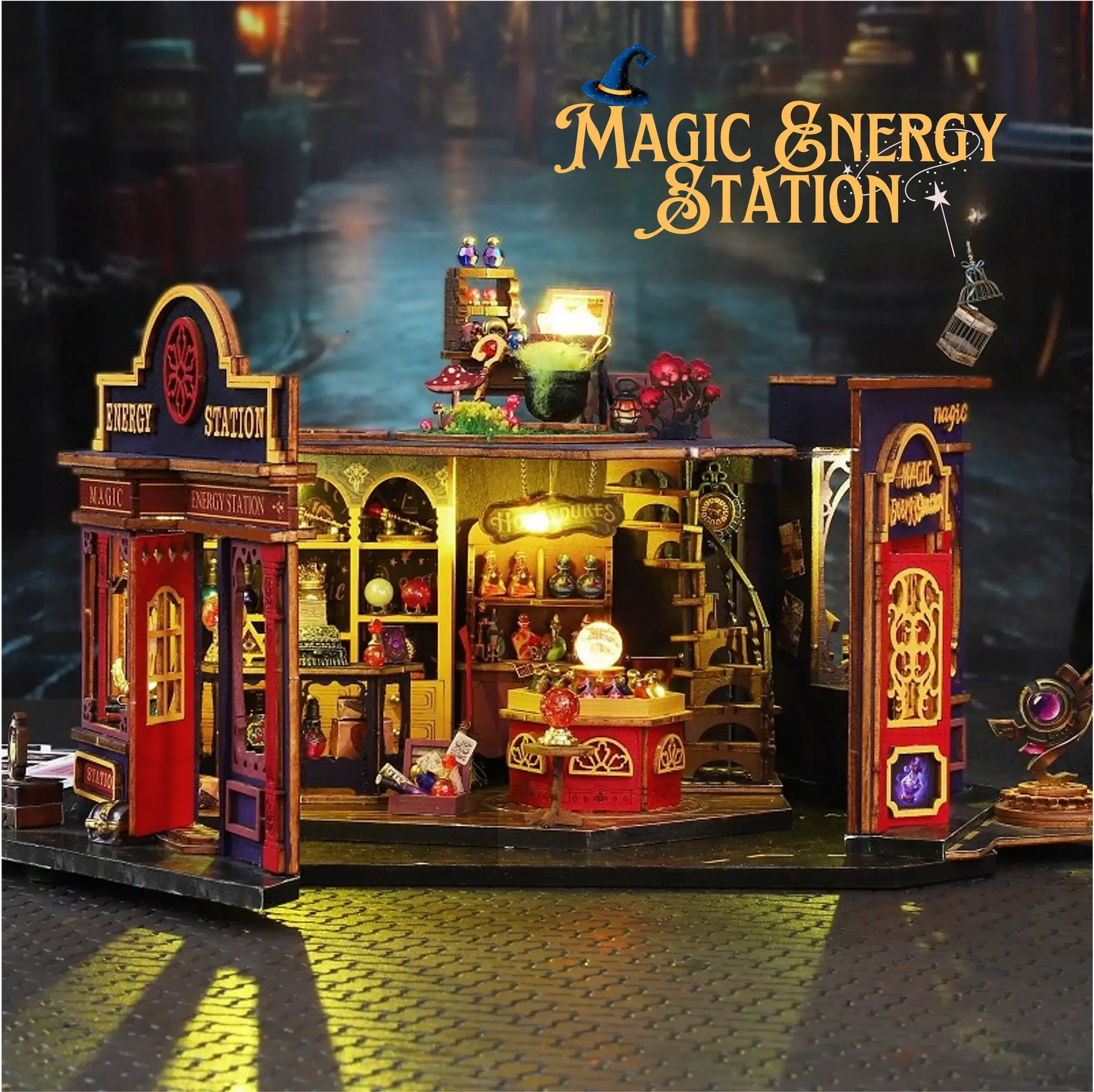 Magic Energy Station DIY Mini House Kit ｜DIY Miniature Kit