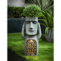 MAGICAL TRIO – Solar Resin Garden Statues for Enchanting Outdoor Atmosphere