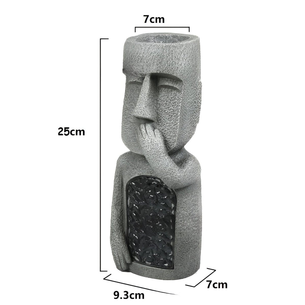 MAGICAL TRIO – Solar Resin Garden Statues for Enchanting Outdoor Atmosphere
