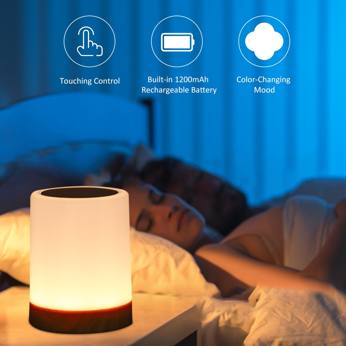 LumiGlow Night Light™ | The perfect lamp for atmospheric evenings!