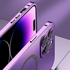 Phone Case Magnetic Metal MagSafe Compatible Cover