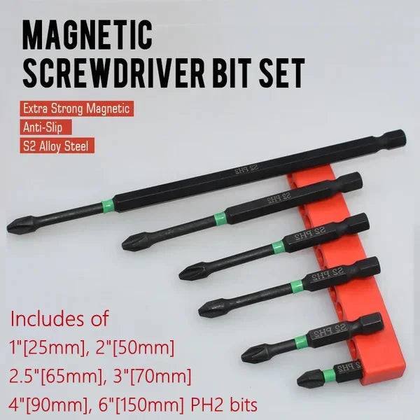 Magnetic Screwdriver Bit Set - MagniDrive
