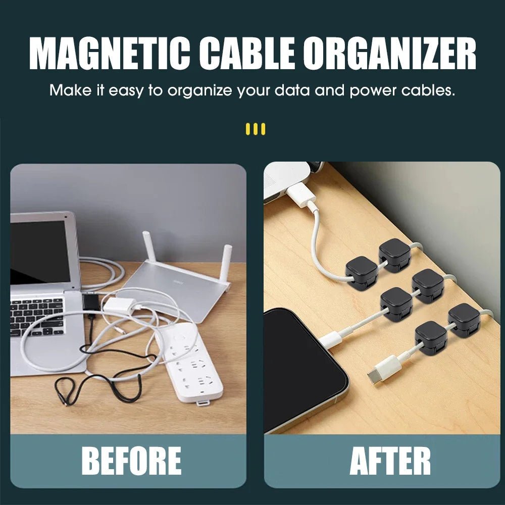 MAGNITIDY – Magnetic Cable Organizer for a Clutter-Free Workspace