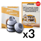 Anti-Vibration Pads | Dampens noise and vibrations of the washing machine