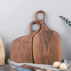 NutriCraft – Luxurious walnut cutting board with double-sided functionality for kitchen and presentation