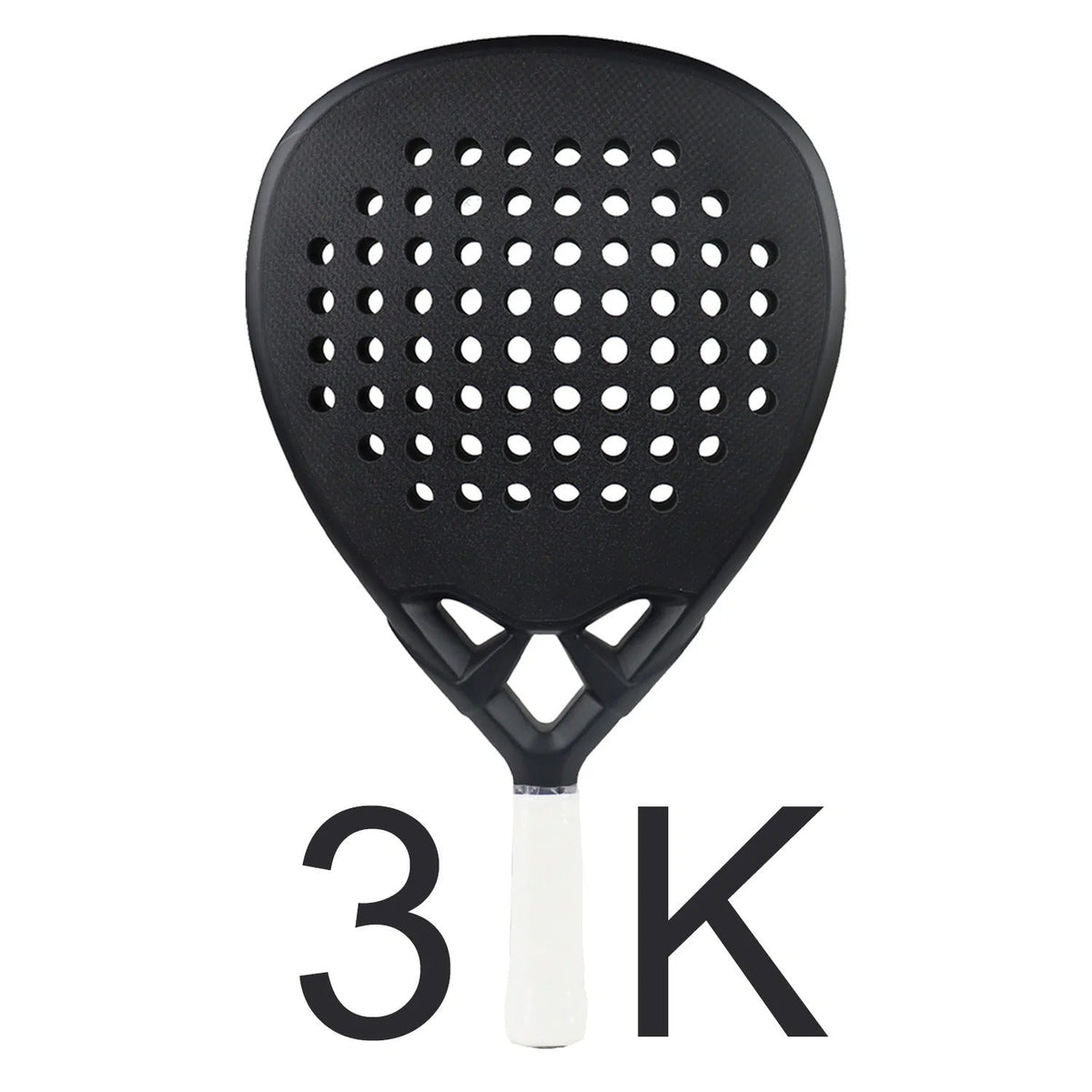 Carbon Fiber Padel Racket with EVA Soft Core - High-Performance Paddle for Training &amp; Match Play
