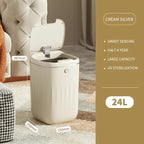 Smart Sensor Trash Bin with UV Light – Automatic Touchless Wastebasket with Lid & Odor Control for Kitchen, Bathroom & Home Hygiene