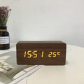 Minimalistic LED Watch | Wood