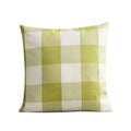 Checked Plaid Pillowcase 45x45 cm Cotton Blend Cushion Cover