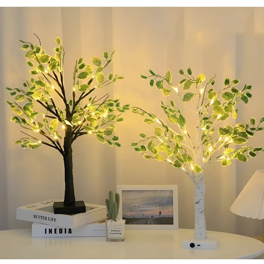 Magical BrightTree Table Lamp – Elegant Tree Design with Warm LED Light