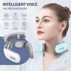 4-in-1 neck massager with heat & vibration